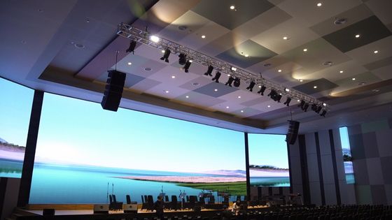 Outdoor Stadium Led Display Schrei Werbung P10 Vollfarbe 960*960mm Werbetafeln