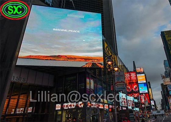 Outdoor-Full-Colour-P6 Led-Display-Panel Hinterbedienung kundenspezifische Werbeplakette