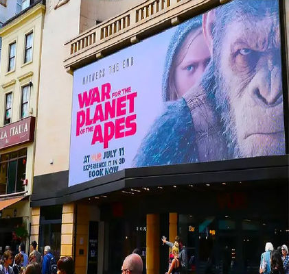 Außenwerbung und Score Wasserdichtes Led-Billboard-Bildschirm mit Vollfarbfunktion
