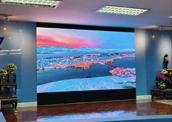 Guter Preis COB P1.25 HD Druckguss-Aluminiumbildschirm Anpassungsmodul LED-Display HD Wasserdichte Box 320*160mm IP65 NOVA System Online