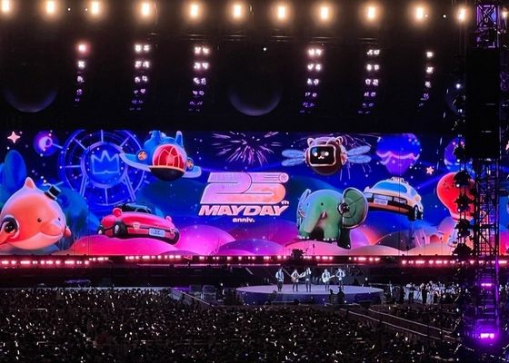 Guter Preis P6 Vollfarbe Große Bühne LED-Display Werbung LED-Werbetafeln Stadion LED-Display Online