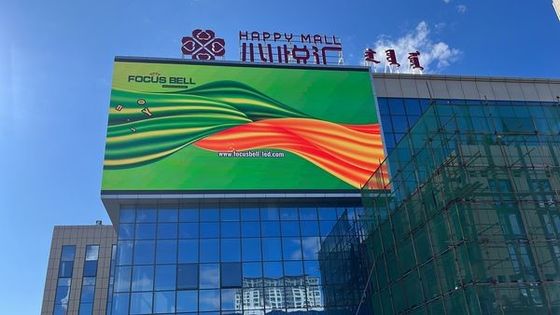 Außenwasserdicht P10 Vollfarb-LED-Display Bildschirm Werbeplakat mit Spalte