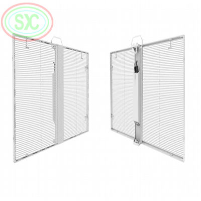 Wasserdicht IP43 Transparent LED-Bildschirm für Veranstaltungen und Ausstellungen Schrank Gewicht 6,2 kg SMD2121 LED-Typ