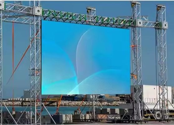 Guter Preis Außen-Full-Colour-LED-Display-Bildschirm P8 Fest-Wasserdicht IP65 1/16 Scan-Modus Online