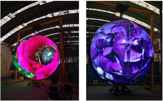 Guter Preis 320*160mm Modulgröße Sphären-LED-Bildschirm mit wasserdichtem IP43 und Epistar-Chip Online