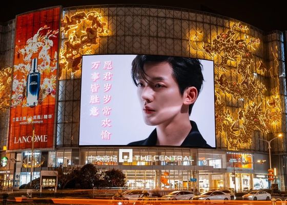 860w/m2 Stromverbrauch LED-Werbetafeln mit Vollfarbfunktion und Novastar-Steuerungssystem