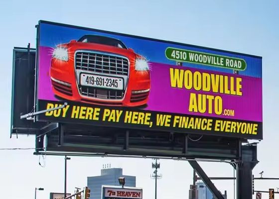 DC5V Arbeitsspannung Außen-LED-Werbetafeln hohe Helligkeit 7000nits für effektive Werbung