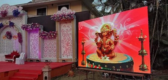 angepasste Bildschirmgröße LED-Display mit Druckguss-Aluminium-Schrankmaterial und SMD2121 Led-Lampen