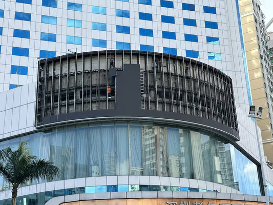 Maßgeschneiderte Bildschirmgröße Outdoor-Full-Colour-LED-Wand Ideal für Video-Display-Anwendungen