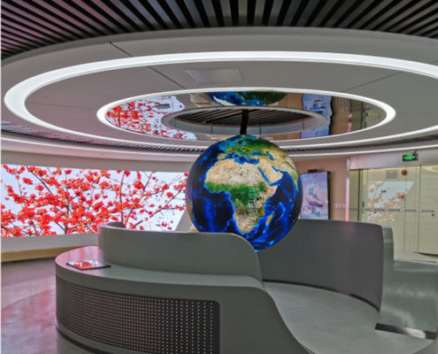 Front-Service-Wartungsmethode Globus-LED-Display mit Epistar-LED-Chip für die Anzeige