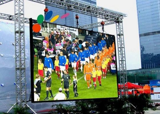 438 Watt/m2 Durchschnittlicher Verbrauch Miet-Display-Bildschirm mit Aluminium-Druckguss-Gehäusematerial