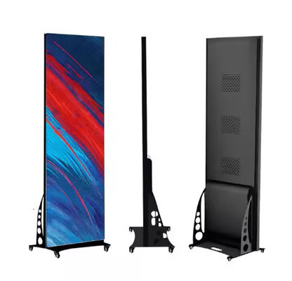 1R1G1B Farbkonfiguration LED-Poster-Display aus Aluminium-Panelmaterial und SMD2121 Led-Chips