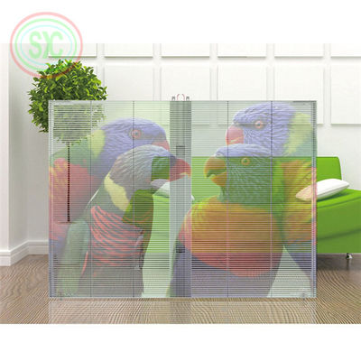 Guter Preis Wasserdicht Transparentes LED-Bildschirm Led Transparentes LED-Bildschirmmodul Gewicht 0,2 kg/PC Wasserdicht IP43 Online