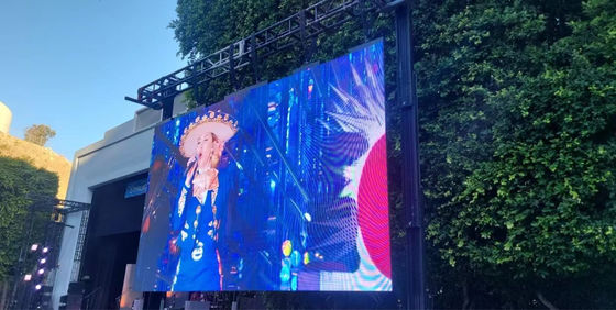 Fest installierte Outdoor-Vollfarb-LED-Anzeige P10 P8 P6 P5 mit hoher Helligkeit SMD3535 LED-Chips für Werbebildschirme