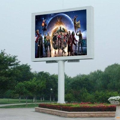 Steigern Sie Ihre Werbung mit LED-Werbetafeln des Novastar-Steuerungssystems und SMD2727 LED-Lampen bei einem durchschnittlichen Stromverbrauch von 860 W/m2