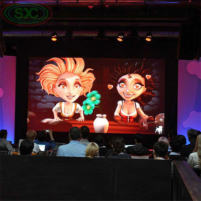 Druckguss-Aluminium-LED-Schrank Miet-LED-Anzeige Hoher Kontrast von 3000:1 und leichtes Modulgewicht von 0,154 kg