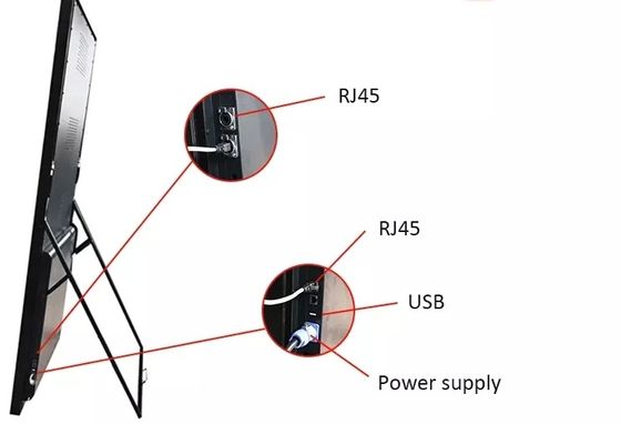 Aluminium-Schrank LED-Poster-Display mit P2.5mm Tonhöhe und 320x160mm Modulgröße