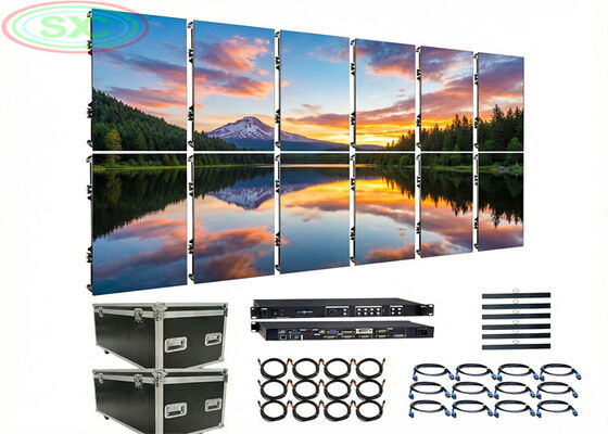 Guter Preis Miet-LED-Display Outdoor Nahtlos P6 Wasserdicht IP65 Hohe Helligkeit Über 6000 Cd/M² Geeignet für Shows und Veranstaltungen Online