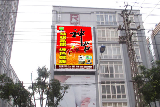 Guter Preis Outdoor P10 Vollfarb-LED-Display mit hoher 3840 Bildwiederholrate für Outdoor-Billboard-Schrank 960x960 Größe Online