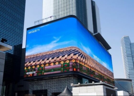 P10 LED-Bildschirm mit 3-Jahres-Garantie hochwertige und wasserdichte Eisen Schrank für feste Verwendung Outdoor-LED-Display