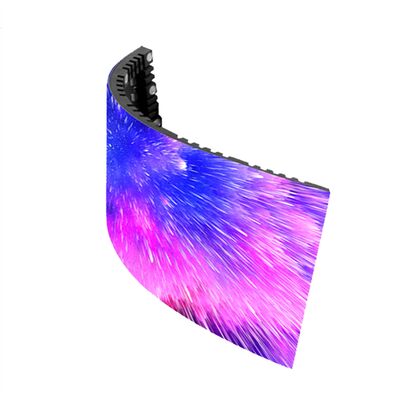 Miet LED-Display Innenraum Flexible Videowand P2 Pixel Pitch Soft Werbebildschirm mit hoher Pixeldichte und Scan-Fahrmodus