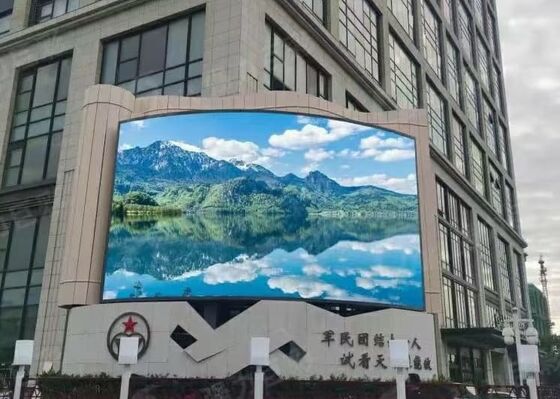 Hochhelligkeit LED Werbebildschirm Vollfarbe Außen fest installiert P10 P8 P6 P5 LED-Billboard