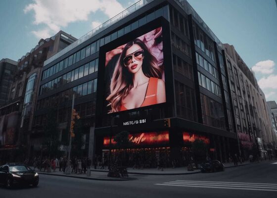 Outdoor Full Color LED Display P6 Wasserdicht IP68 Digital Signage Bildschirm hohe Helligkeit für Werbung und kommerzielle Zwecke