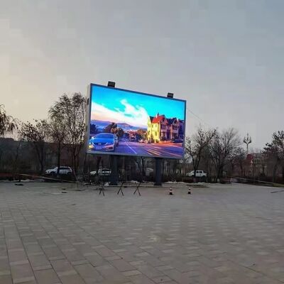 Videowand-farbenreicher örtlich festgelegter wasserdichter geführter Bildschirm des Werbungs-Brett-Fußball-Stadions-P6 SMD HD im Freien