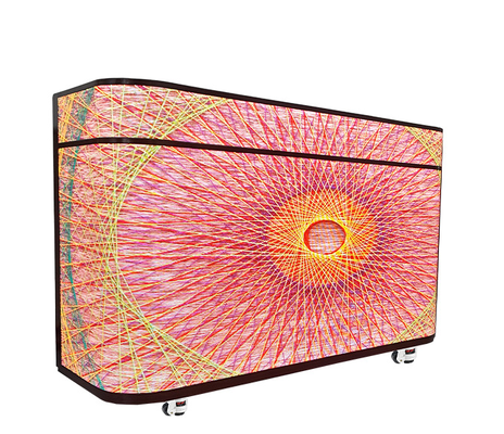 P2.5 Indoor High Brightness High pixel Front Desk Led Display With Wheels