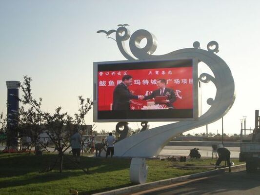 P6 Outdoor Full Color LED Display mit 3840Hz Bildwiederholrate und 6000 Nits Helligkeit