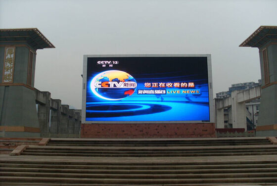 Nationstar Outdoor Full Color P10 LED-Display für feste Installation Wasserdicht und mit hoher Helligkeit Werbevideowand