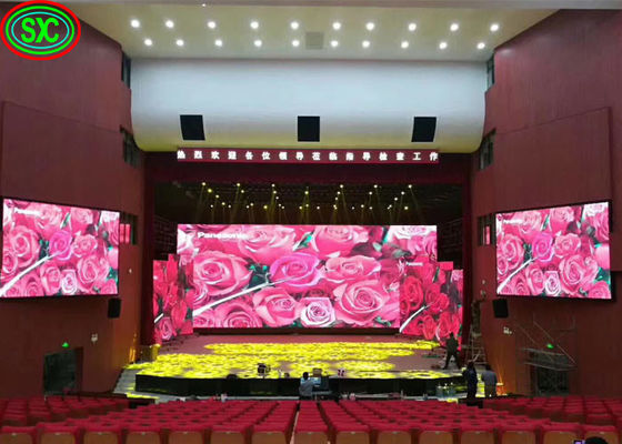 Guter Preis Indoor LED Bühne Hintergrund P4.81 500*500mm Kirche Hotel Konferenz LED Bildschirm Bühne Hintergrund Online