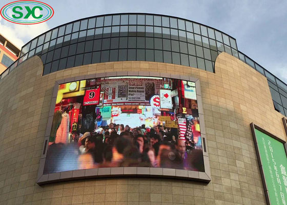Guter Preis Farbenreiche P10 LED Video-Wall/LED Anzeige der Großleinwand-des Schirm-Outdoor/LED im Freien Online