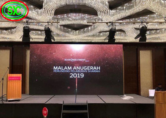 Hochrefresh-LED-Anzeige für die Vermietung im Freien P3.91 P4 P4.81 500mm*500mm Schrank