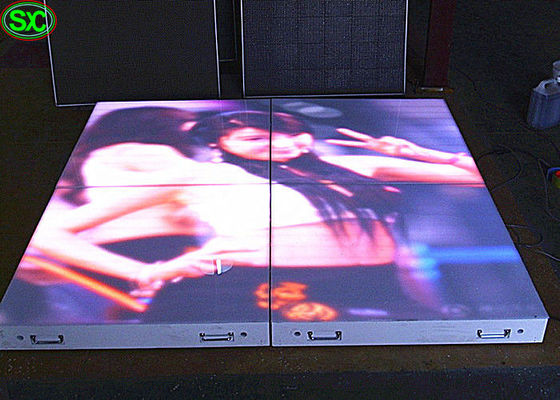 Guter Preis Tragbare wechselwirkende Tanzbodenmietanzeige 3D Video-LED für Hochzeitsfest Online