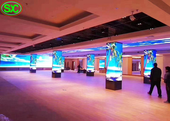Guter Preis 2000 geführte Anzeige der Nissen-P3.9 Innenwerbung, multi Farbe RGB führte Schaukasten Online