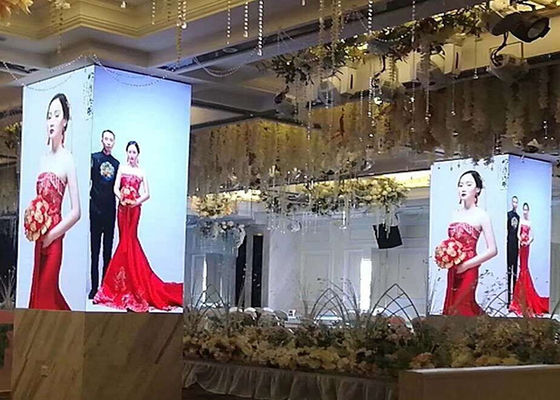 Gremiums-farbenreicher geführter Schaukasten-Innen- Kubik-360 Grad P4 der digitalen Beschilderung