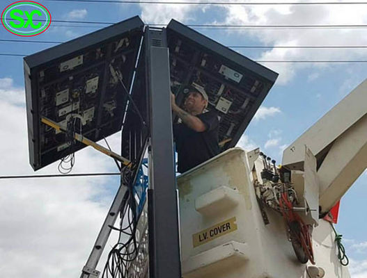 Elektronische geführte Digital-Anschlagtafeln P6 verdoppeln wasserdichte Seite Ladvertising-Anzeige IP68