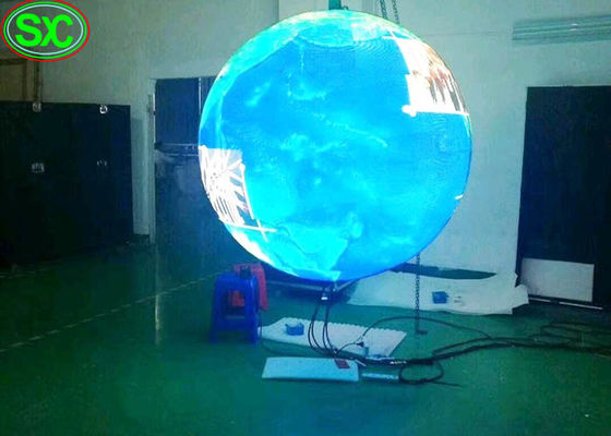 Guter Preis Eine 360 Grad-flexible Werbung im Freien führte Bildschirm-Innenball-Bereich P4.8 Online