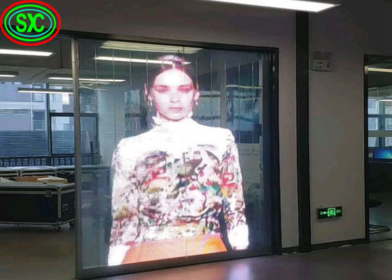 Guter Preis P3.9 Ultrafeine transparente LED-Videoanzeige mit einer hohen Erfrischungsrate von mehr als 3840 Hz Online