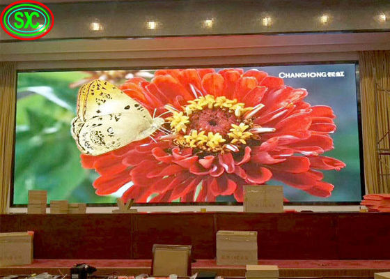 Guter Preis der hohen Auflösung P5 SMD 3in1 farbenreiche Video-Innenwand des LED-Schaukasten-LED Online