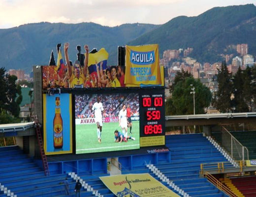 Guter Preis Tragen Sie zur Schau, Stadion P8 LED-Schaukasten im Freien 60Hz mit System der zeitlichen Regelung annoncierend Online