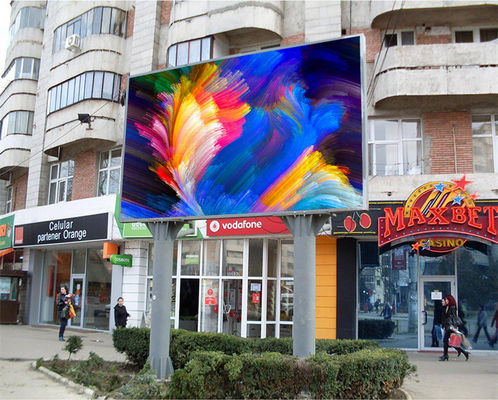 Guter Preis P4 Hochhelligkeitswerbung im Freien Vollfarbe HD LED-Bildschirm Online