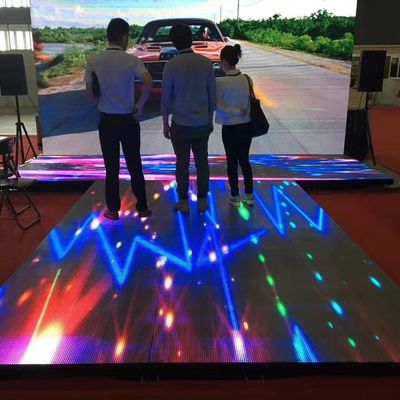 Guter Preis Farbenreiches wechselwirkendes P4.81 führte Dance Floor-Schirm Online