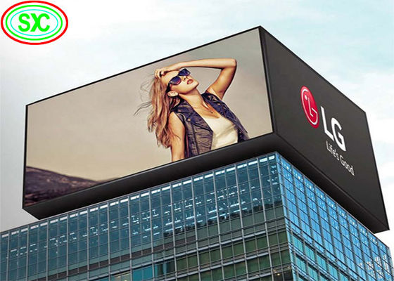 Guter Preis Außenwasserdicht P10 Vollfarb-LED-Display Bildschirm Werbeplakat mit Spalte Online