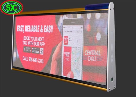 Guter Preis Doppelseitiges P5 Werbe-LED-Display Fahrzeugdachschild Taxi-Top-LED-Display Online