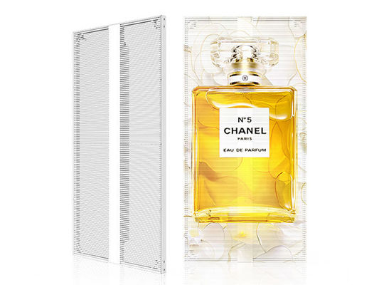 SMD P3.91 1000*500mm Transparent Led Display Screen auf Glasfenster für den Einkaufszentrum montiert
