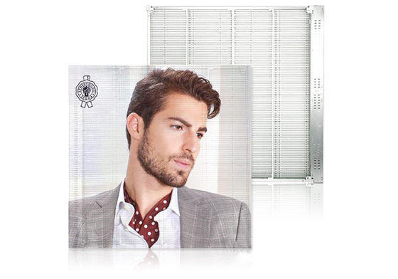 Guter Preis Hochhelligkeits-Transparente LED-Bildschirm-Werbetafel Epistar-Chip 3 Jahre Garantie LED-Transparentanzeige Online