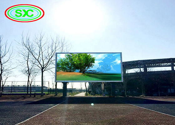 Guter Preis Der Schirmvideowand P10 LED im Freien führte energiesparende Werbung der hohen Helligkeit Anzeige Online
