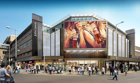 Hochauflösende Superdünn geführte farbenreiche Videowerbung im Freien Anzeige P5 Hd im Freien führte Anzeige